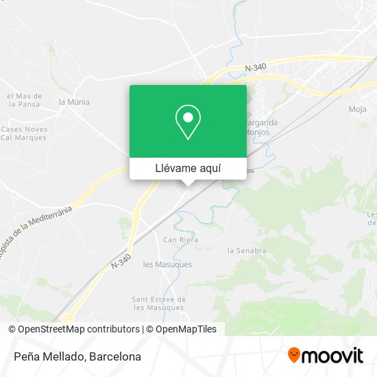 Mapa Peña Mellado