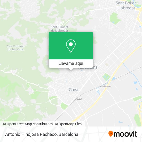 Mapa Antonio Hinojosa Pacheco