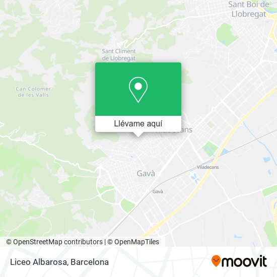 Mapa Liceo Albarosa