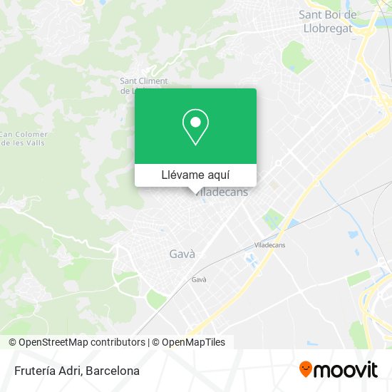 Mapa Frutería Adri