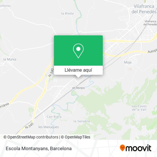 Mapa Escola Montanyans