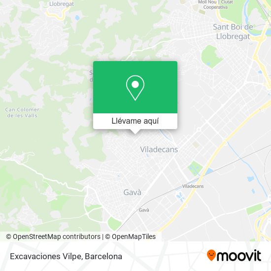 Mapa Excavaciones Vilpe