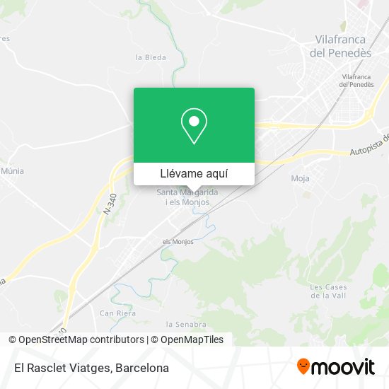 Mapa El Rasclet Viatges