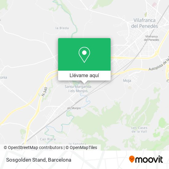 Mapa Sosgolden Stand