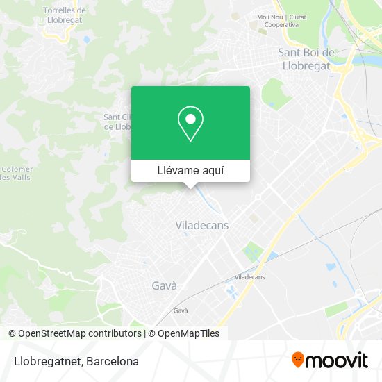 Mapa Llobregatnet