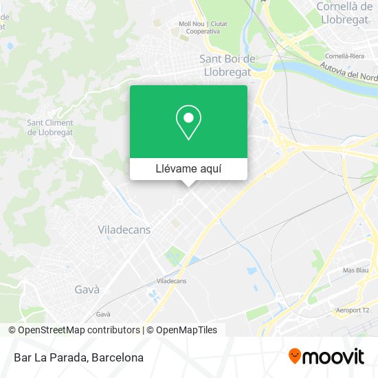 Mapa Bar La Parada