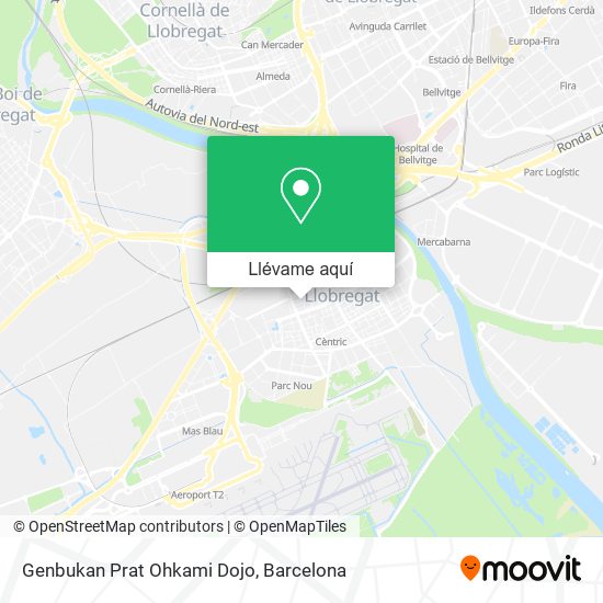 Mapa Genbukan Prat Ohkami Dojo