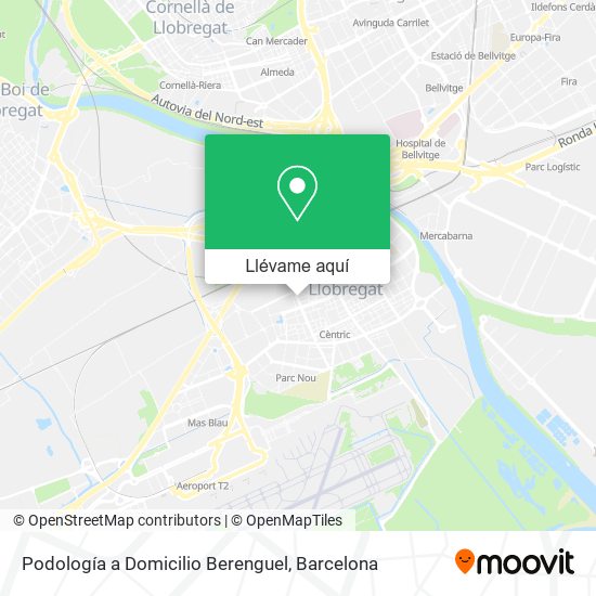 Mapa Podología a Domicilio Berenguel