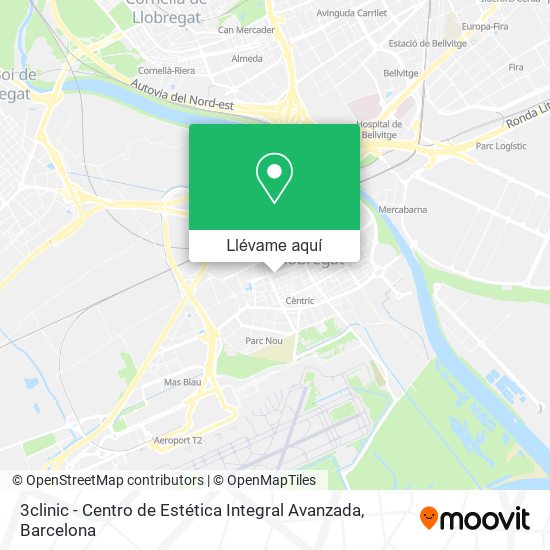 Mapa 3clinic - Centro de Estética Integral Avanzada