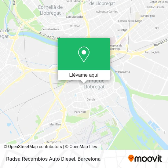 Mapa Radsa Recambios Auto Diesel