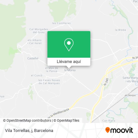 Mapa Vila Torrellas, j