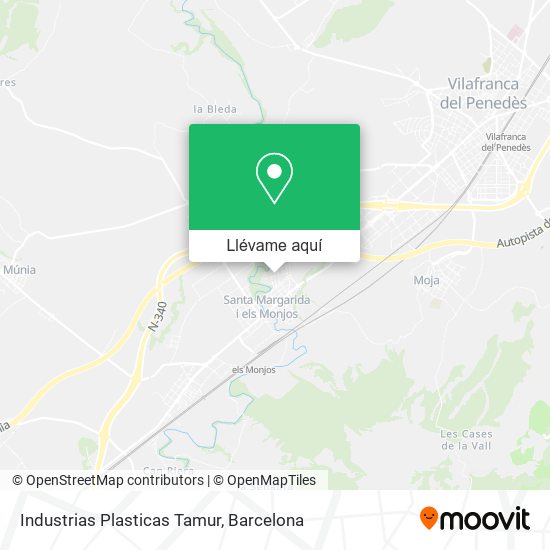 Mapa Industrias Plasticas Tamur