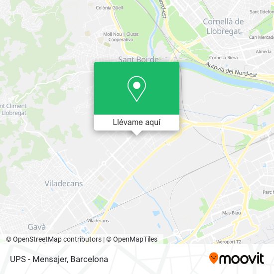 Mapa UPS - Mensajer