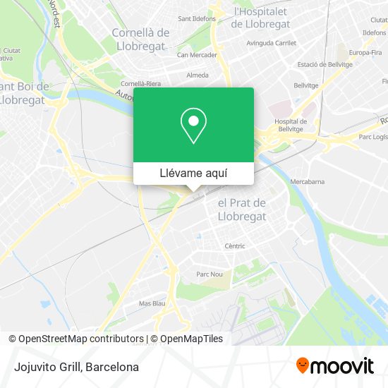 Mapa Jojuvito Grill