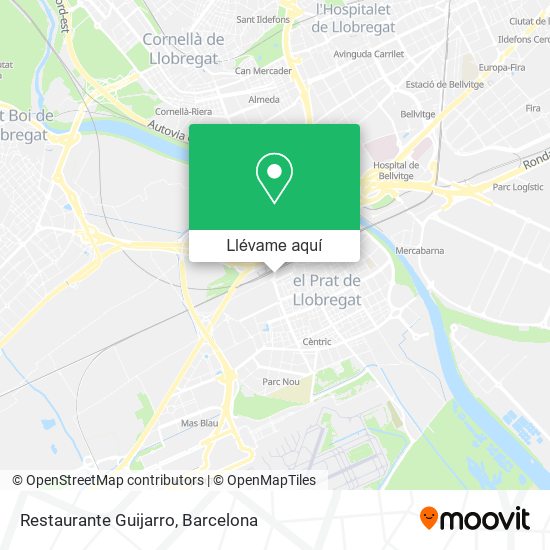 Mapa Restaurante Guijarro