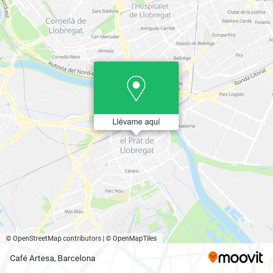 Mapa Café Artesa
