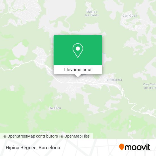 Mapa Hípica Begues