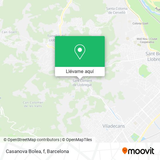 Mapa Casanova Bolea, f