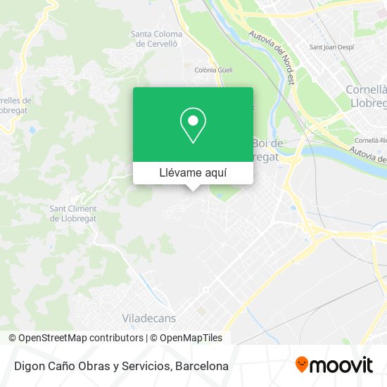 Mapa Digon Caño Obras y Servicios