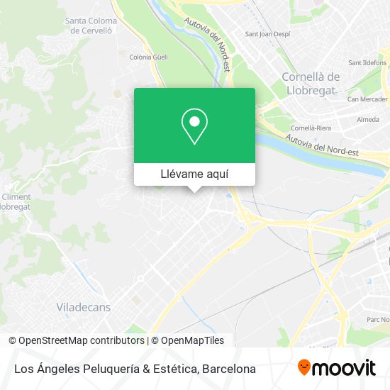 Mapa Los Ángeles Peluquería & Estética