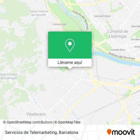 Mapa Servicios de Telemarketing