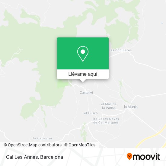Mapa Cal Les Annes