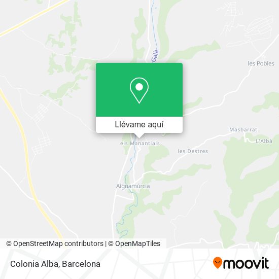 Mapa Colonia Alba