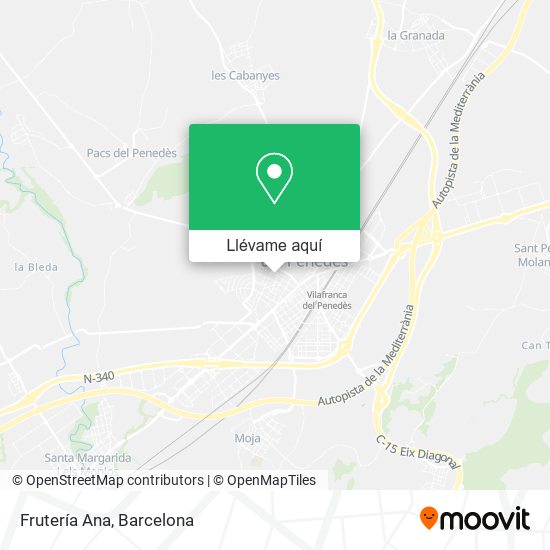 Mapa Frutería Ana