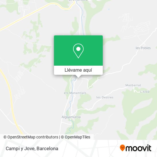 Mapa Campi y Jove