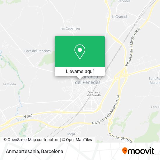 Mapa Anmaartesania