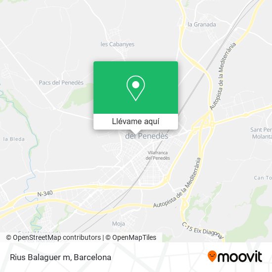 Mapa Rius Balaguer m