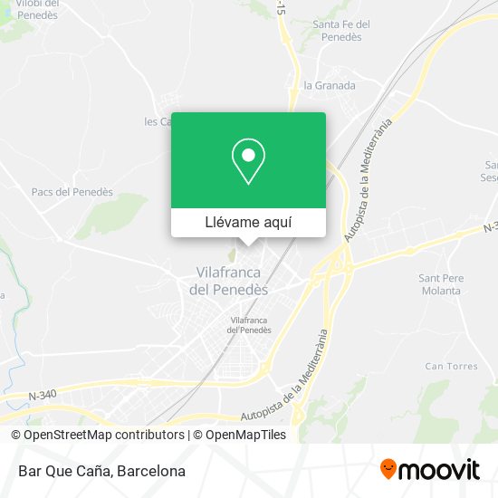 Mapa Bar Que Caña