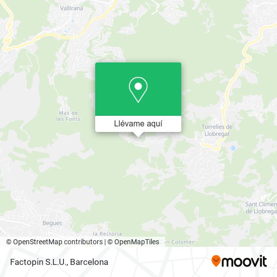 Mapa Factopin S.L.U.