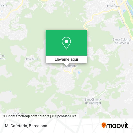 Mapa Mi Cafetería