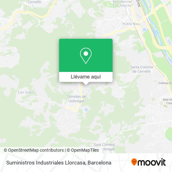 Mapa Suministros Industriales Llorcasa