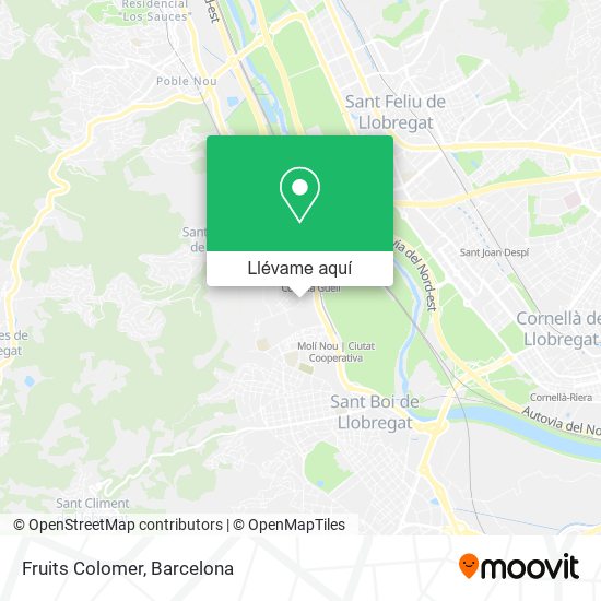 Mapa Fruits Colomer