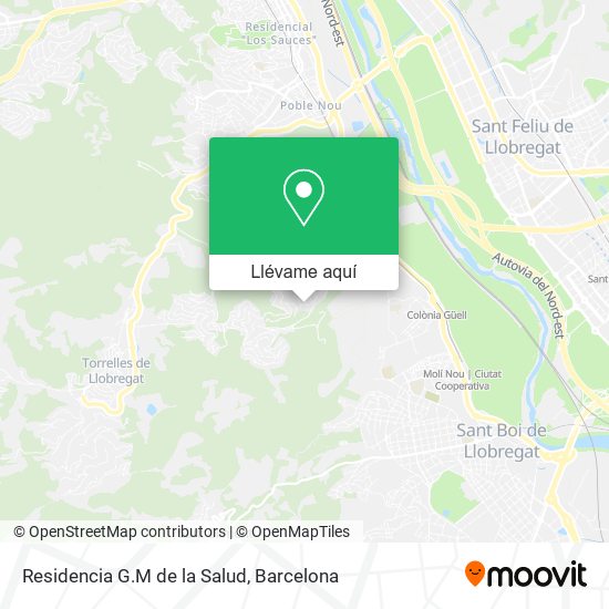 Mapa Residencia G.M de la Salud