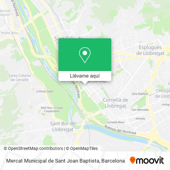 Mapa Mercat Municipal de Sant Joan Baptista