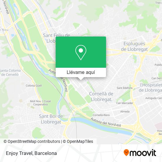Mapa Enjoy Travel