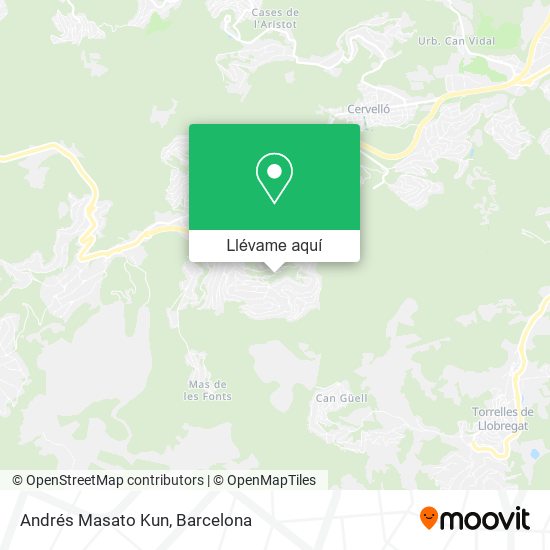 Mapa Andrés Masato Kun