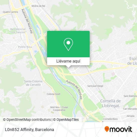 Mapa L0n852 Affinity