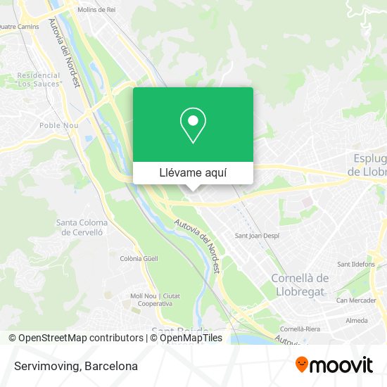 Mapa Servimoving