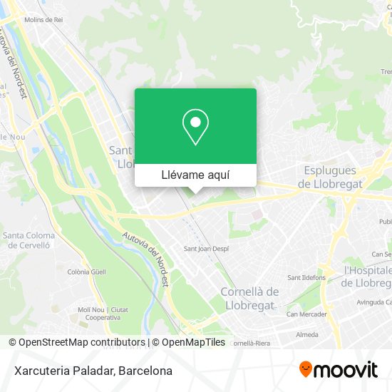 Mapa Xarcuteria Paladar