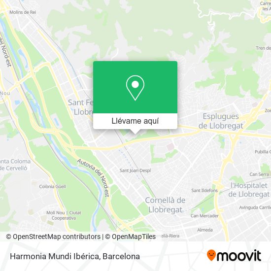Mapa Harmonia Mundi Ibérica