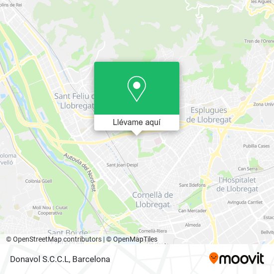 Mapa Donavol S.C.C.L