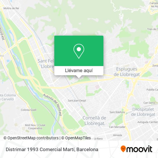 Mapa Distrimar 1993 Comercial Martí