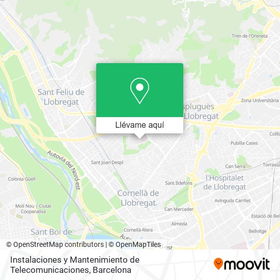 Mapa Instalaciones y Mantenimiento de Telecomunicaciones