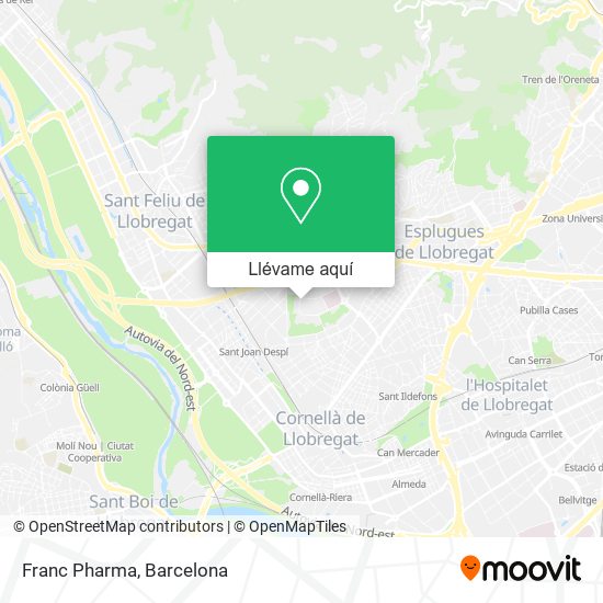 Mapa Franc Pharma