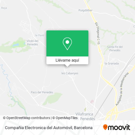 Mapa Compañia Electronica del Automóvil