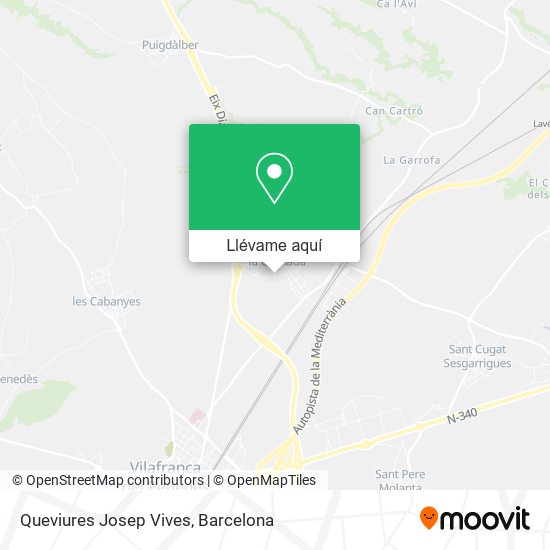 Mapa Queviures Josep Vives